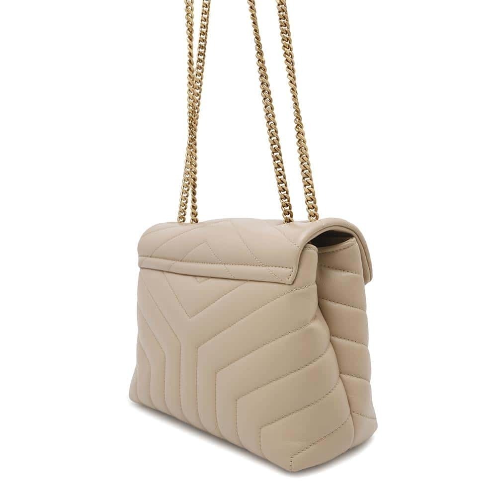 Saint Laurent Chain Leather Loulou Paris Shoulder Bag